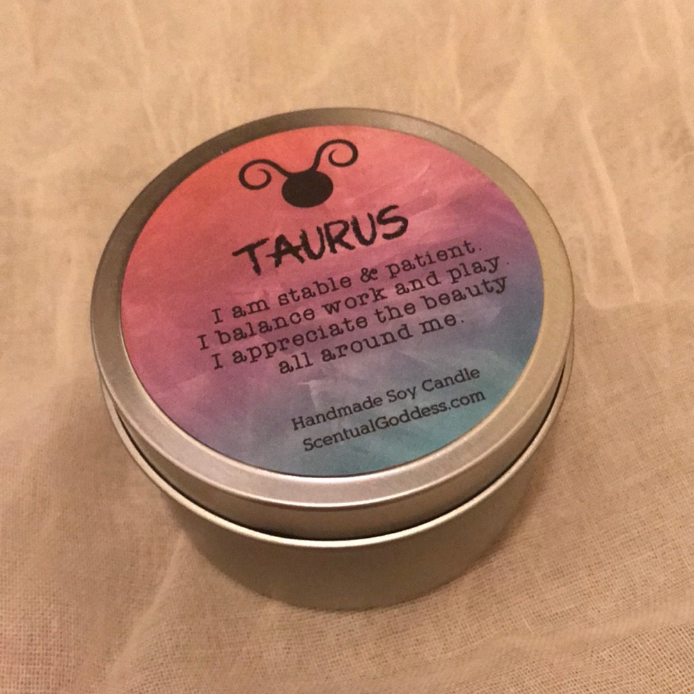 Taurus Candle